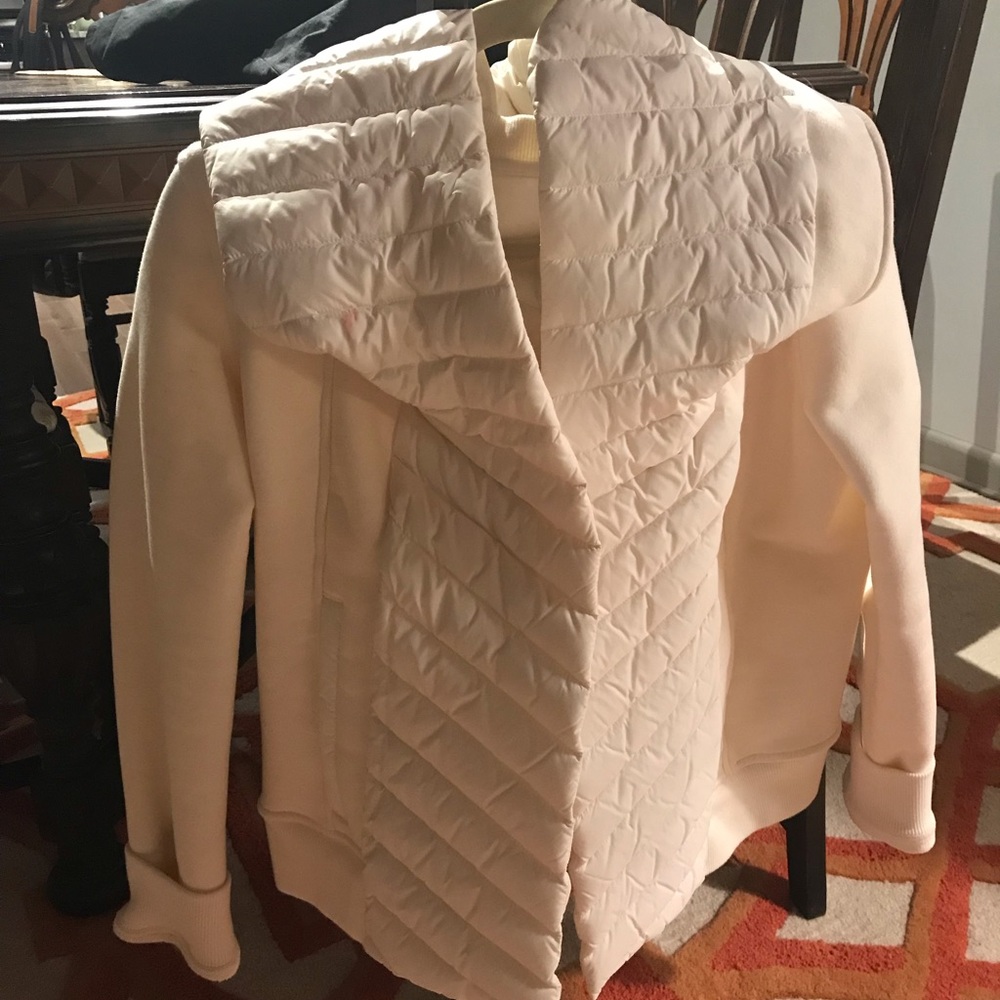 Kit and Ace Liberty Down Puffer off white jacket